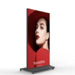 65-98 Inch 4mm Ultra-Narrow Bezel Full Screen Display Floor Standing Digital Signage - 图片 3