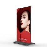 65-98 Inch 4mm Ultra-Narrow Bezel Full Screen Display Floor Standing Digital Signage - 图片 4