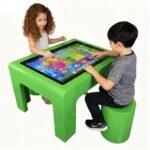 32" 43" IP65 Waterproof Kids Touch Screen Table With Capacitive Touch